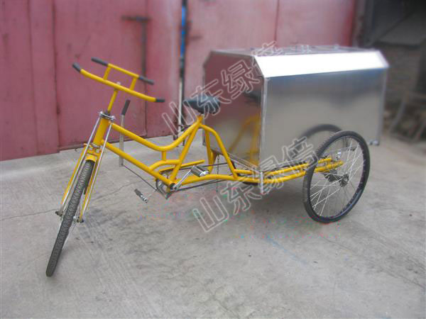 Tricycle Cargo Three-Wheeled Bike With Stainless Steel Basket