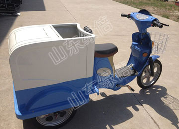 Electric Three-Wheeled Can Container Cleaning Car