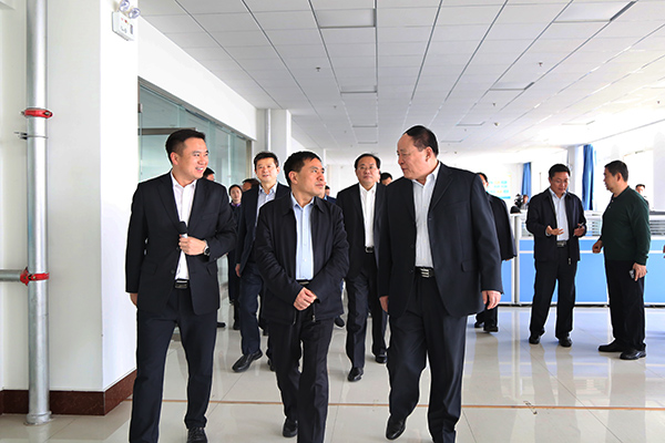 Warmly Welcome Hebi Municipal Party Committee Secretary Fan Xiufang And Mayor Guo Hao To Visit Shandong Lvbei For Inspection