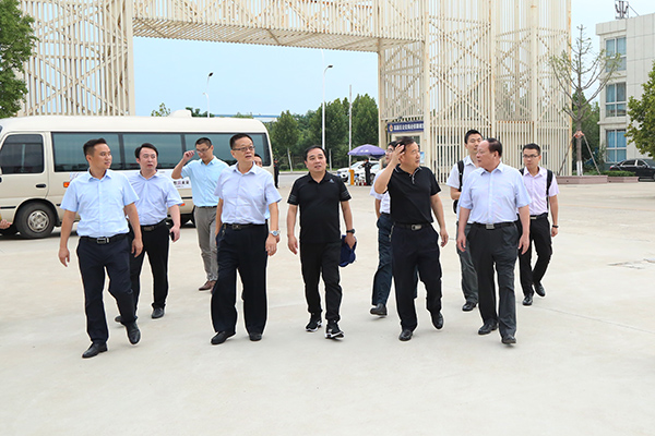 Warmly Welcome The Leaders Of the Ministry Of Industry And Information Technology And The Provincial Commission Of Economy And Information Technology To Visit Shandong LvBei