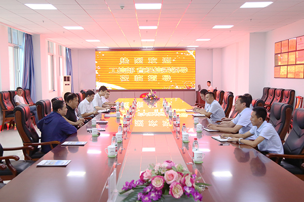 Warmly Welcome The Leaders Of the Ministry Of Industry And Information Technology And The Provincial Commission Of Economy And Information Technology To Visit Shandong LvBei