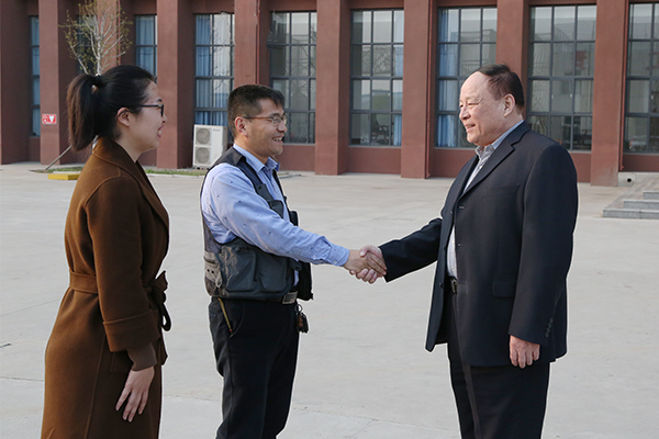 Warmly Welcome The Leaders Of Yankuang Group And Jining Film Industry Association To Visit The Shandong Lvbei