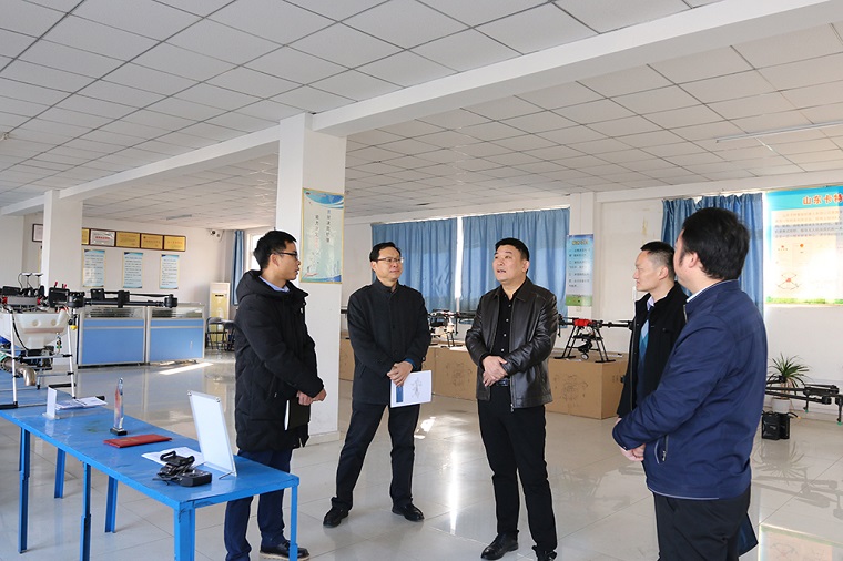 Warmly Welcome The Leaders Of Jining Technological Education Group To Visit Shandong Lvbei 