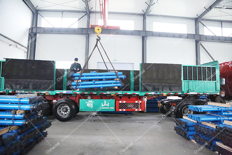 A Batch Of Mining Single Hydraulic Props From Shandong Lvbei Was Sent To Shouyang, Shanxi