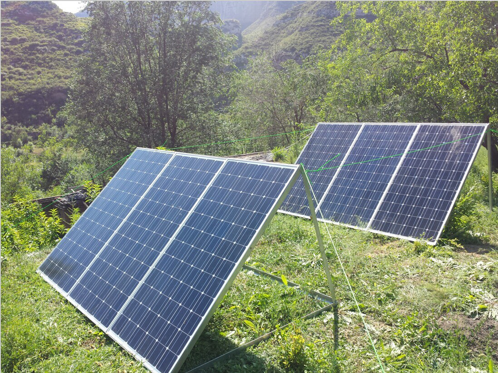 Solar panel sleeping position