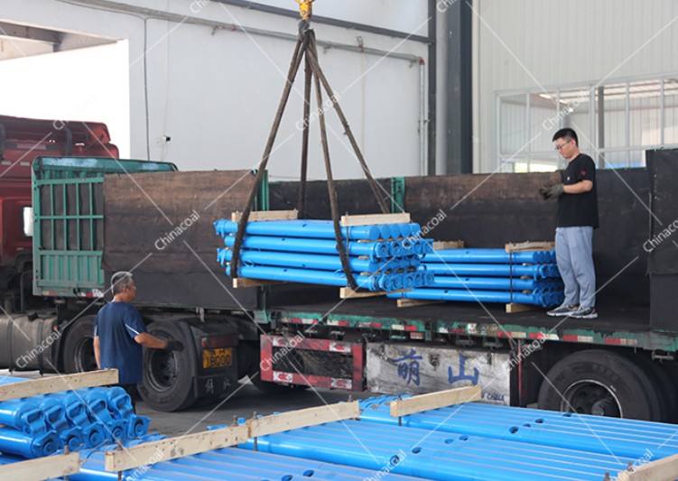 Shandong Lvbei Sent A Batch Of Hydraulic Props To Shanxi Jincheng And Shaanxi Baoji